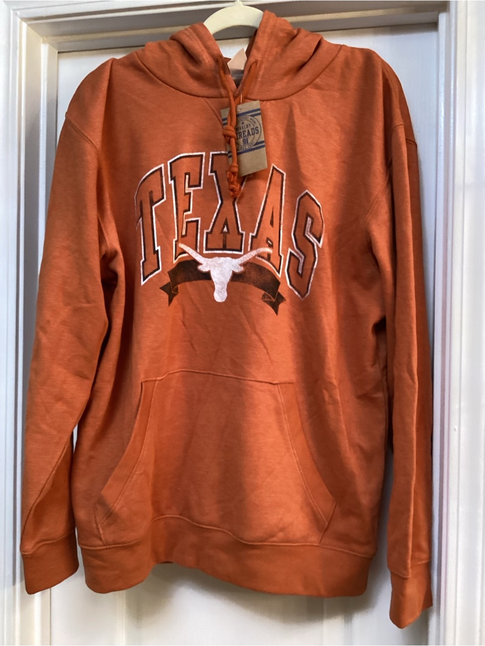 Texas Longhorn Mens Hoodie size L